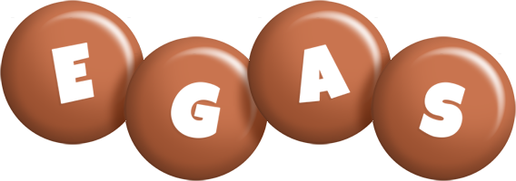 Egas candy-brown logo