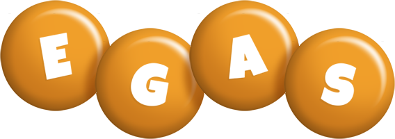 Egas candy-orange logo