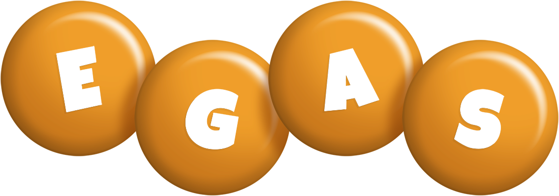 Egas candy-orange logo