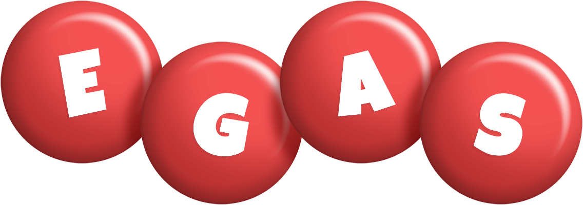 Egas candy-red logo
