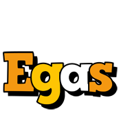 Egas cartoon logo