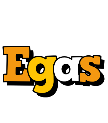 Egas cartoon logo
