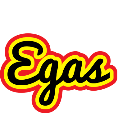 Egas flaming logo
