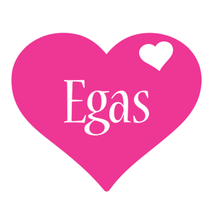 Egas love-heart logo