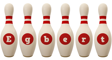 Egbert bowling-pin logo