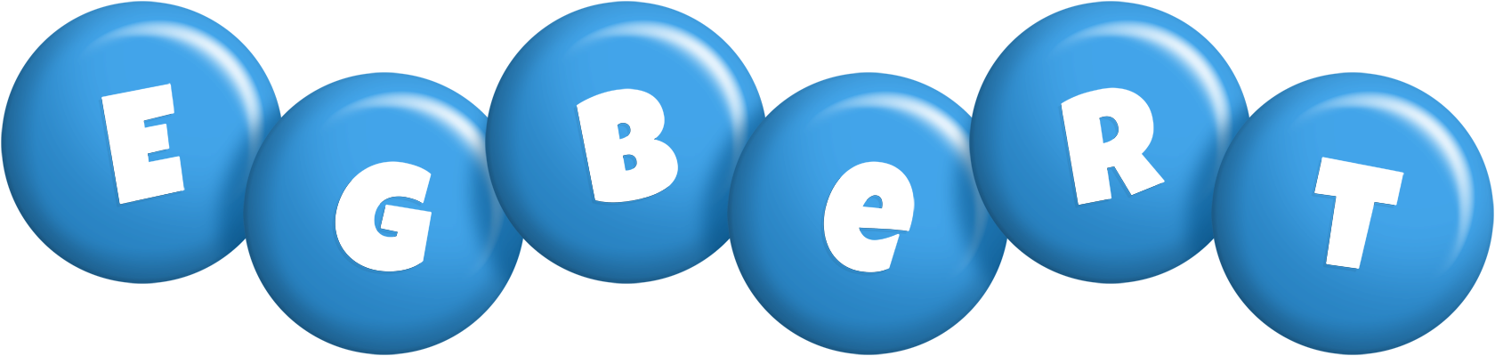 Egbert candy-blue logo