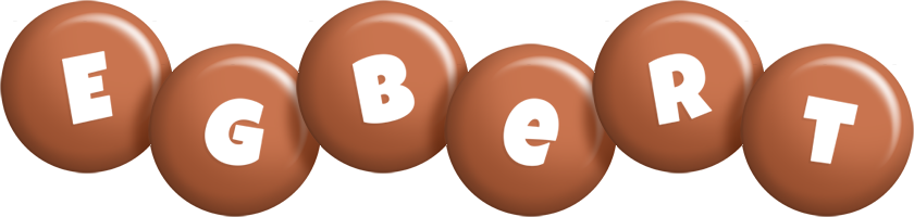 Egbert candy-brown logo