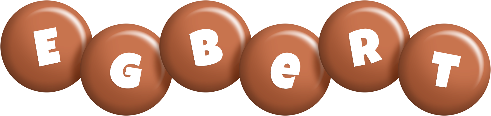 Egbert candy-brown logo