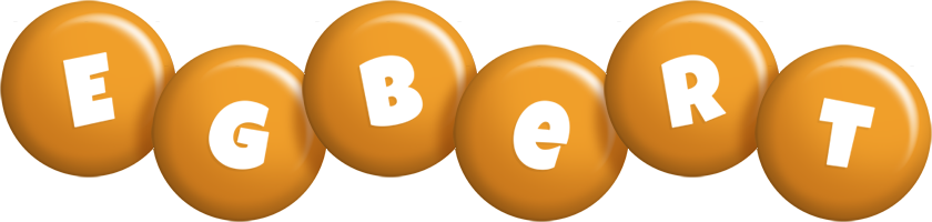 Egbert candy-orange logo