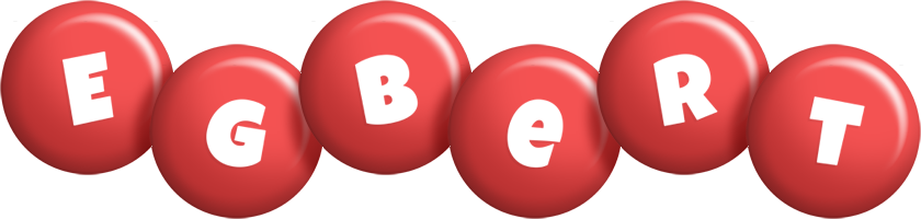 Egbert candy-red logo