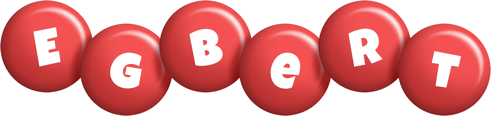 Egbert candy-red logo