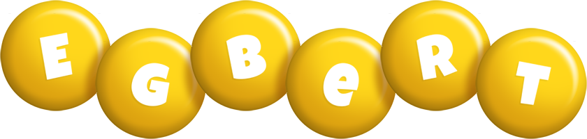 Egbert candy-yellow logo