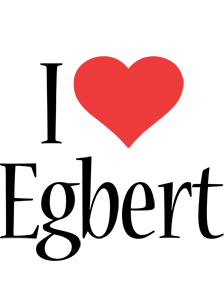 Egbert i-love logo