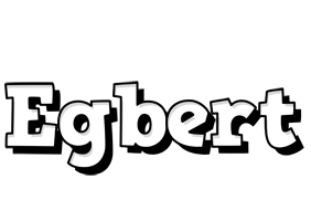 Egbert snowing logo