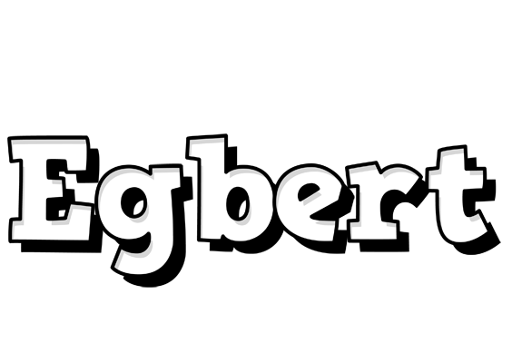 Egbert snowing logo