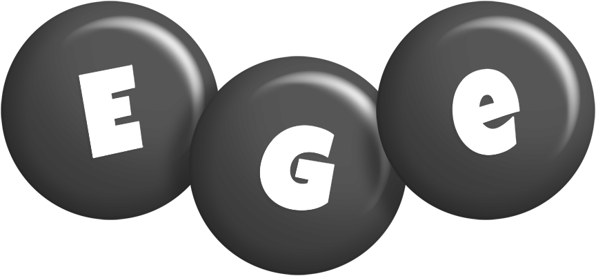 Ege candy-black logo