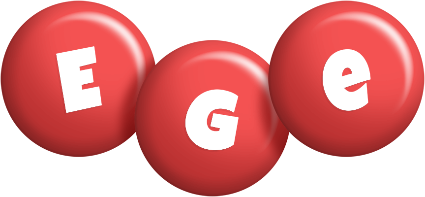 Ege candy-red logo