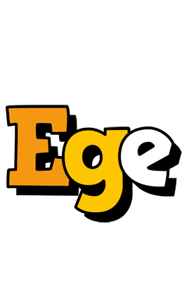 Ege cartoon logo