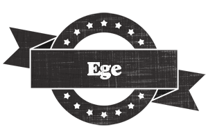 Ege grunge logo