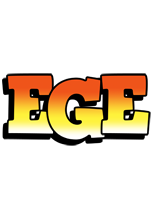 Ege sunset logo
