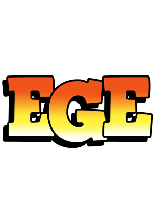 Ege sunset logo