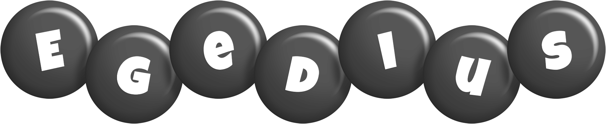 Egedius candy-black logo