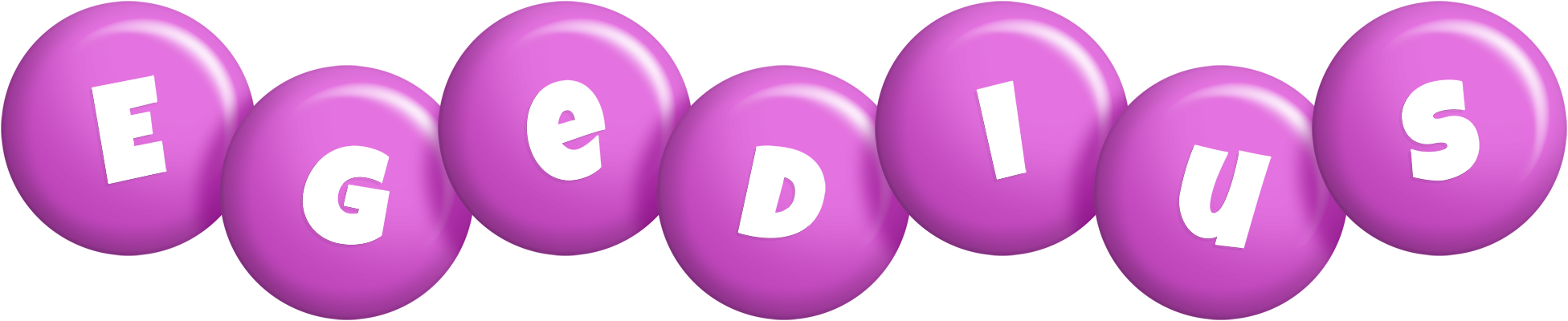 Egedius candy-purple logo