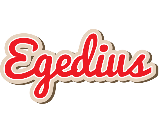 Egedius chocolate logo