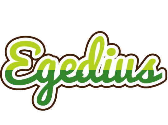 Egedius golfing logo