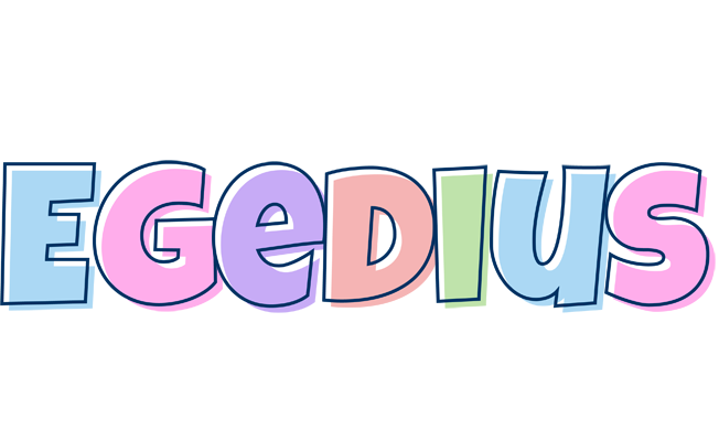 Egedius pastel logo