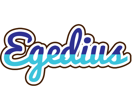 Egedius raining logo