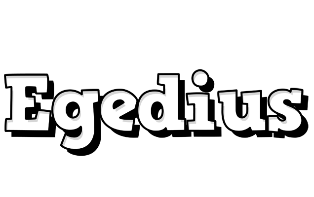 Egedius snowing logo