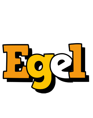 Egel cartoon logo