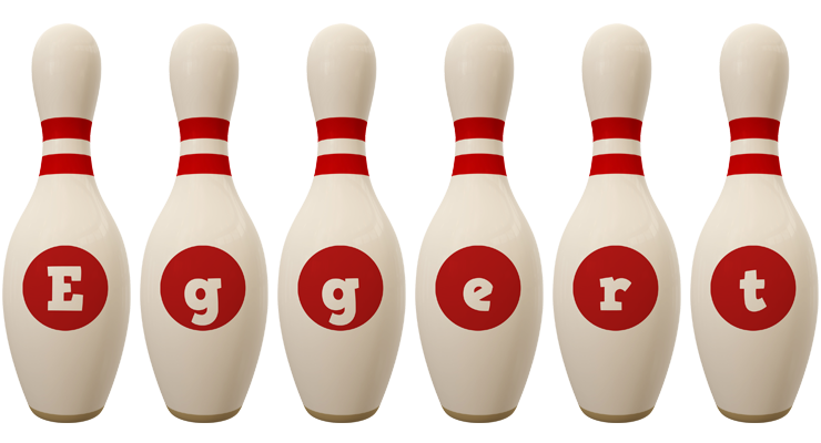 Eggert bowling-pin logo