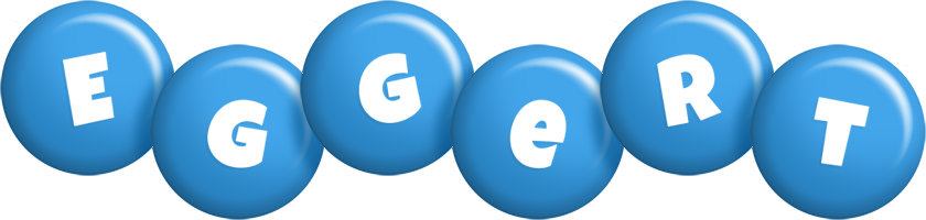 Eggert candy-blue logo