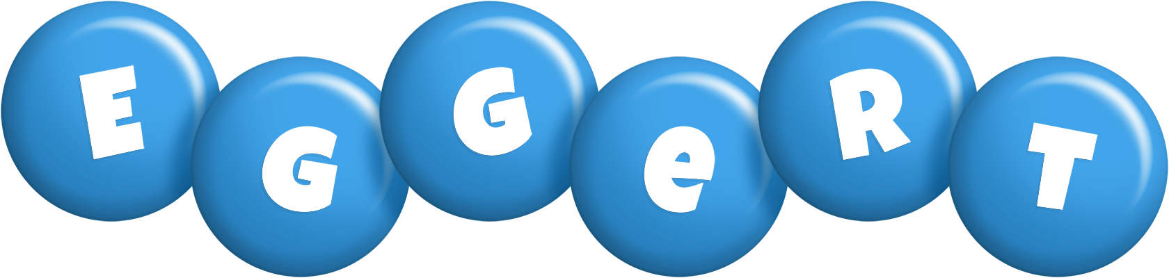 Eggert candy-blue logo