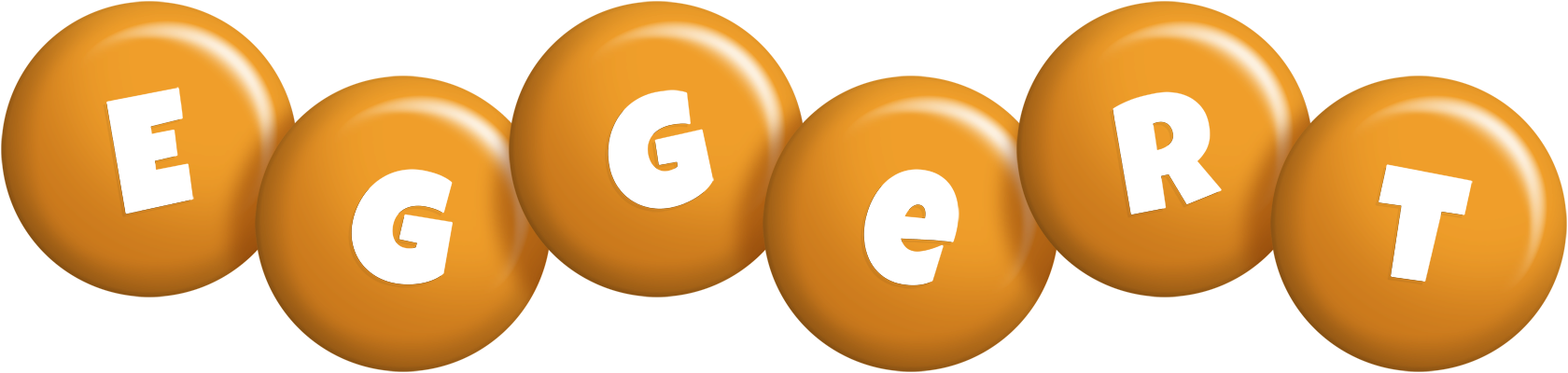 Eggert candy-orange logo