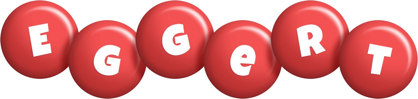 Eggert candy-red logo