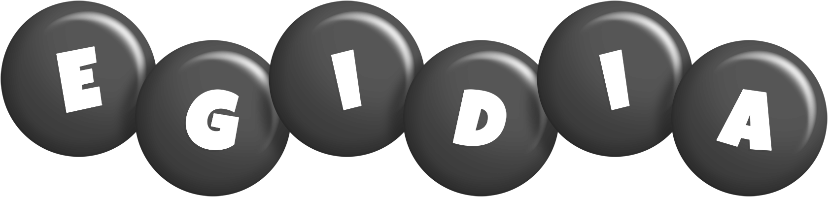 Egidia candy-black logo
