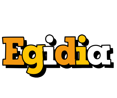 Egidia cartoon logo