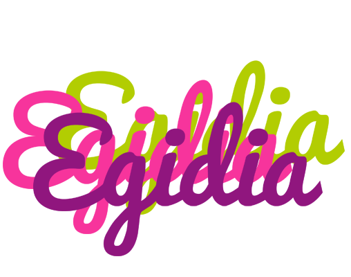 Egidia flowers logo