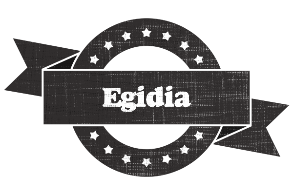 Egidia grunge logo
