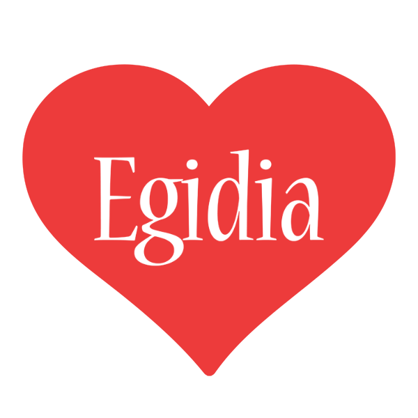 Egidia love logo