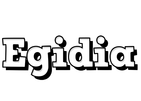 Egidia snowing logo