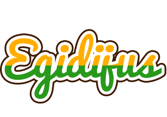 Egidijus banana logo