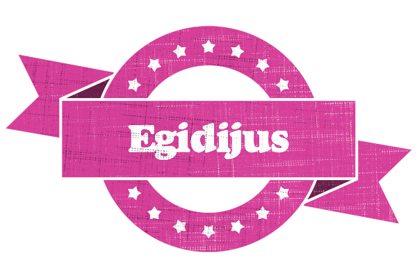 Egidijus beauty logo