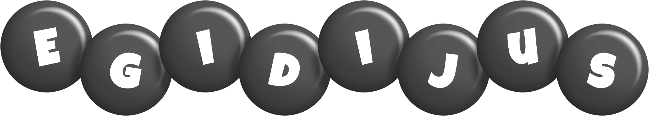 Egidijus candy-black logo