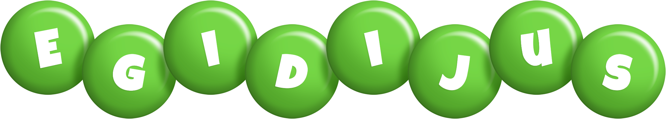 Egidijus candy-green logo