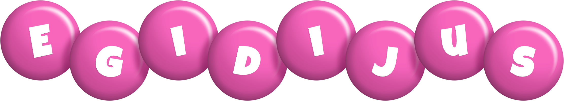 Egidijus candy-pink logo