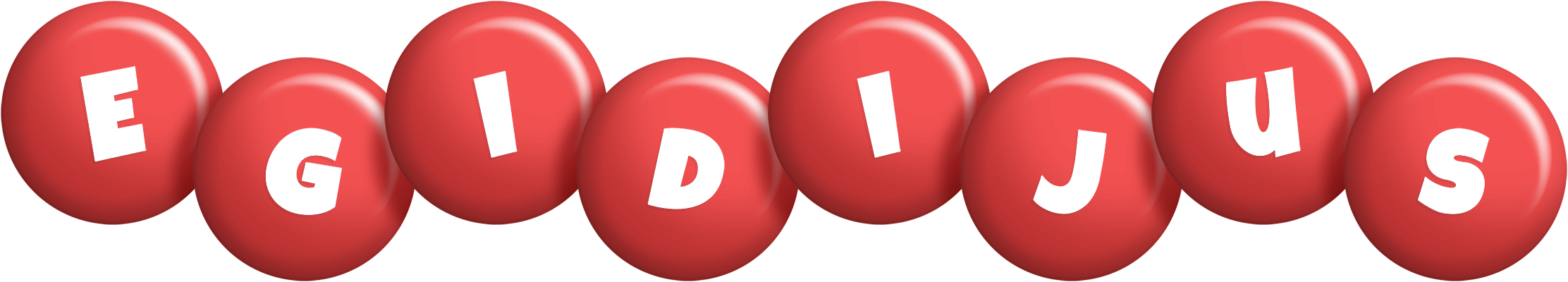 Egidijus candy-red logo